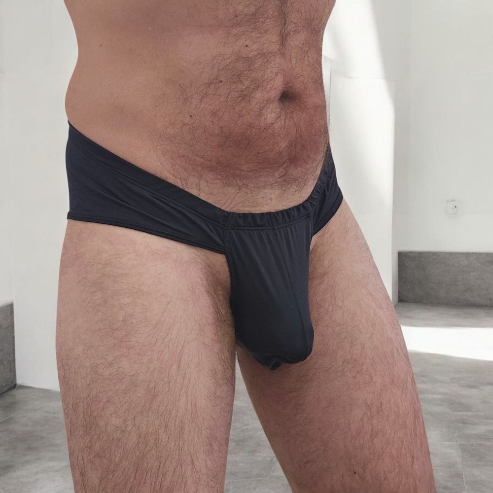 Men's Black Brief Underwear - Picture 3 of 4